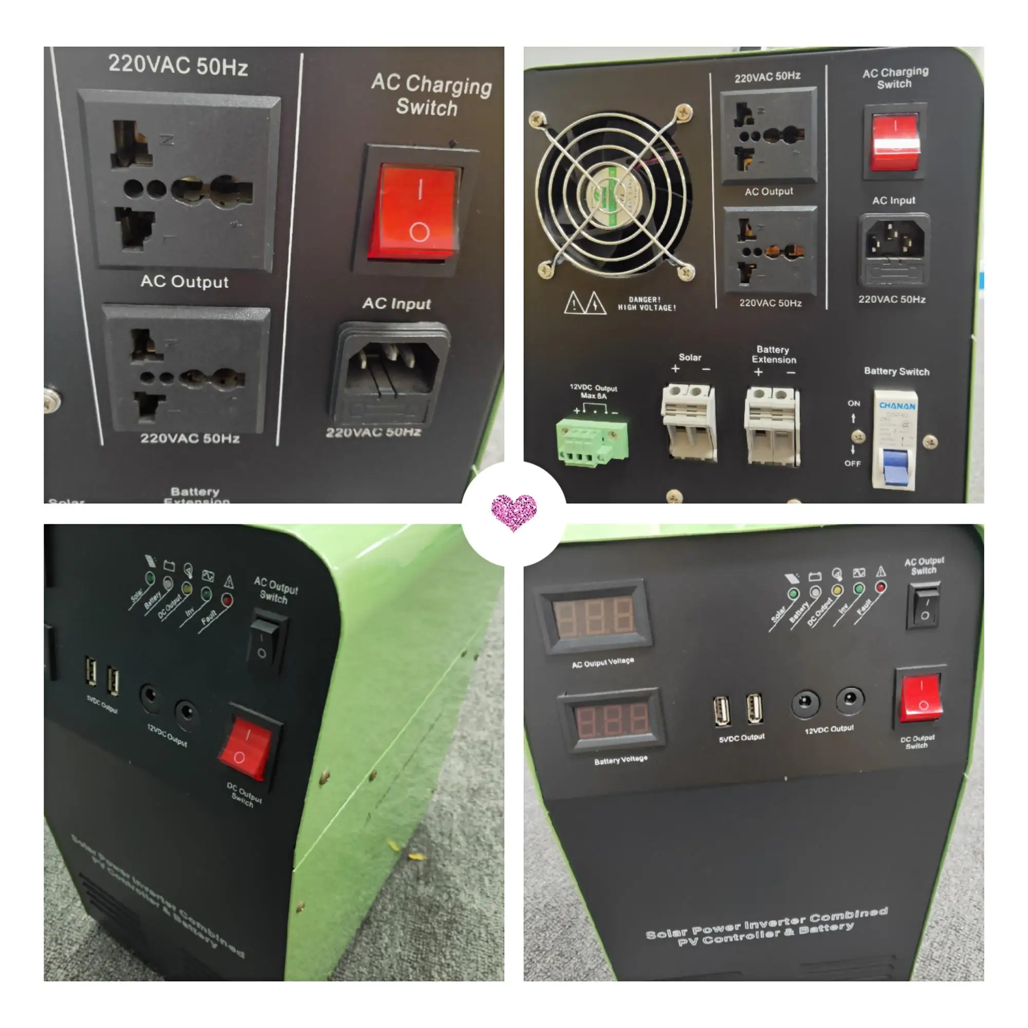 Portable Solar Power Generator 1500W with USB Charging for Home and Outdoor Use Xindun