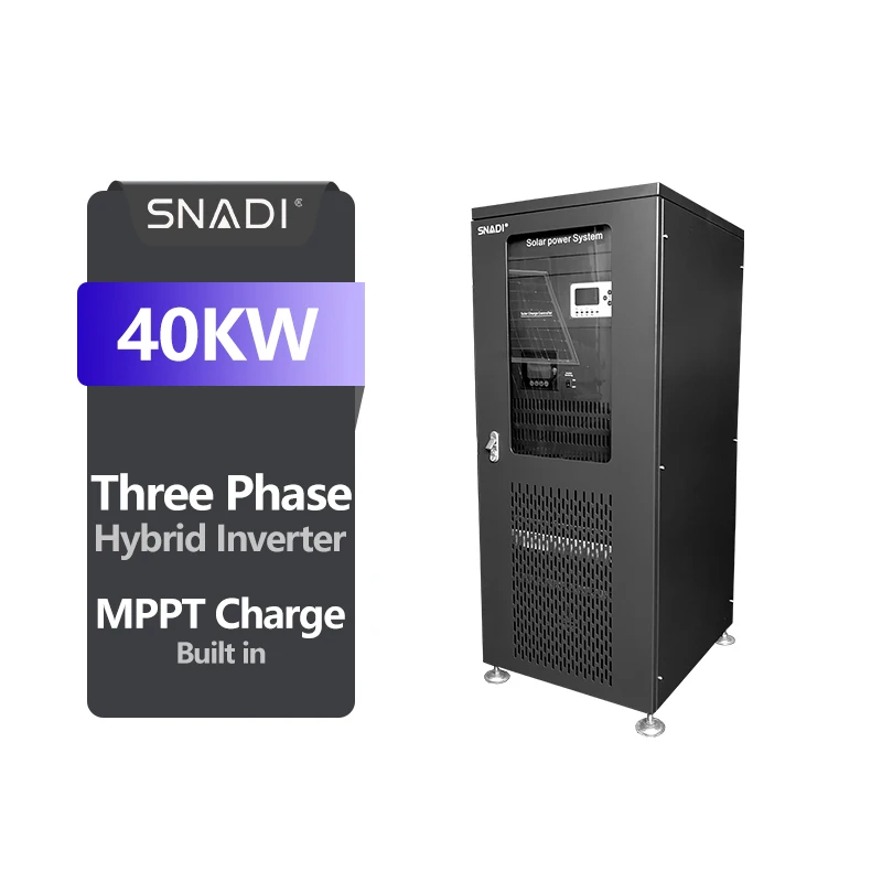 40kW 384V Three Phase PWM Hybrid Solar Inverter for Industrial Use - SNADI