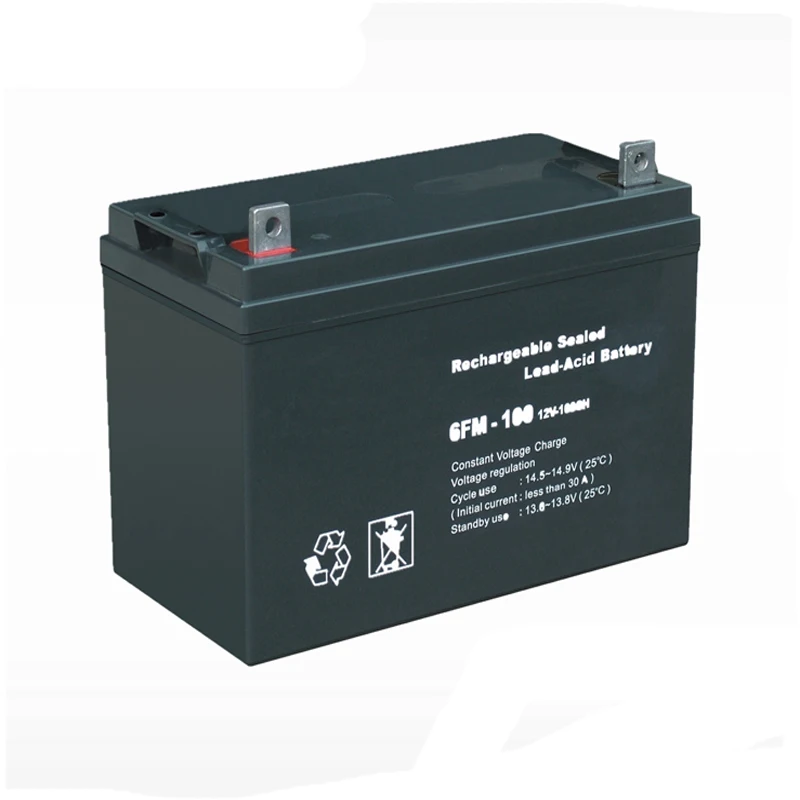 12V 24Ah to 200Ah Sealed Lead Acid Deep Cycle Battery for Solar Panels - Excellent Safety Performance  SNADI