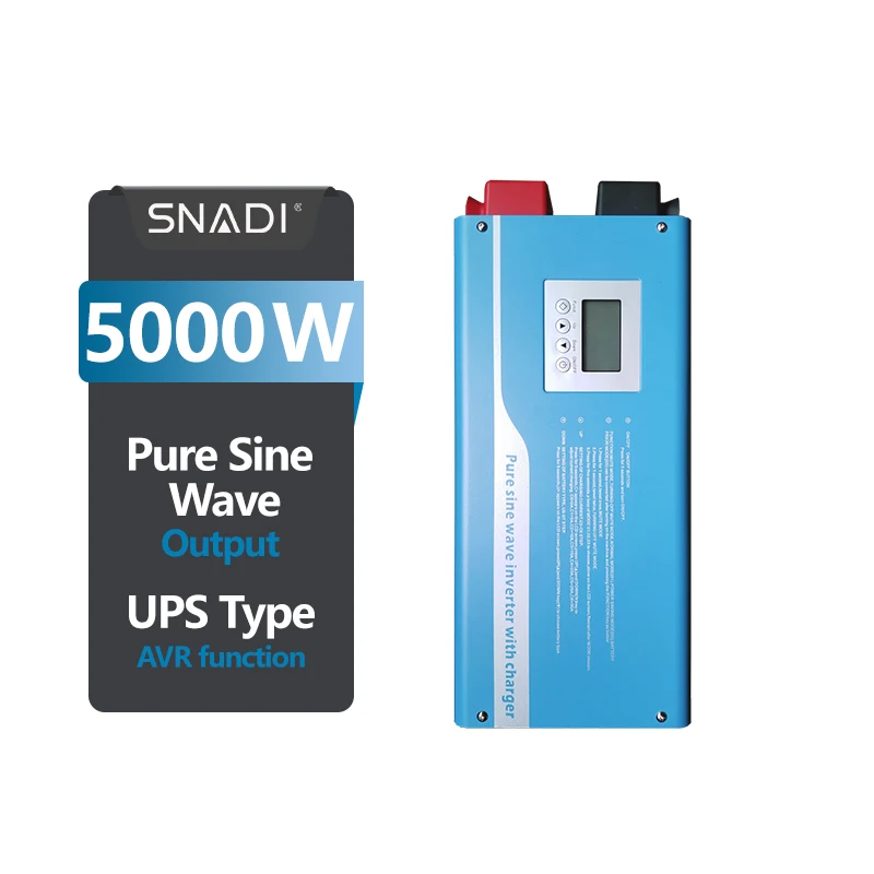5kW Split Single Phase Off-Grid Hybrid Solar Inverter for Home Energy - SNADI