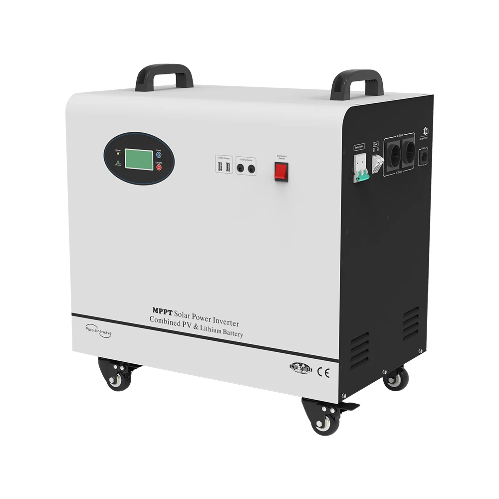 High-Efficiency Portable Power Station 1kW 1280Wh Solar Generator for Home Backup and Outdoor Use - SNADI