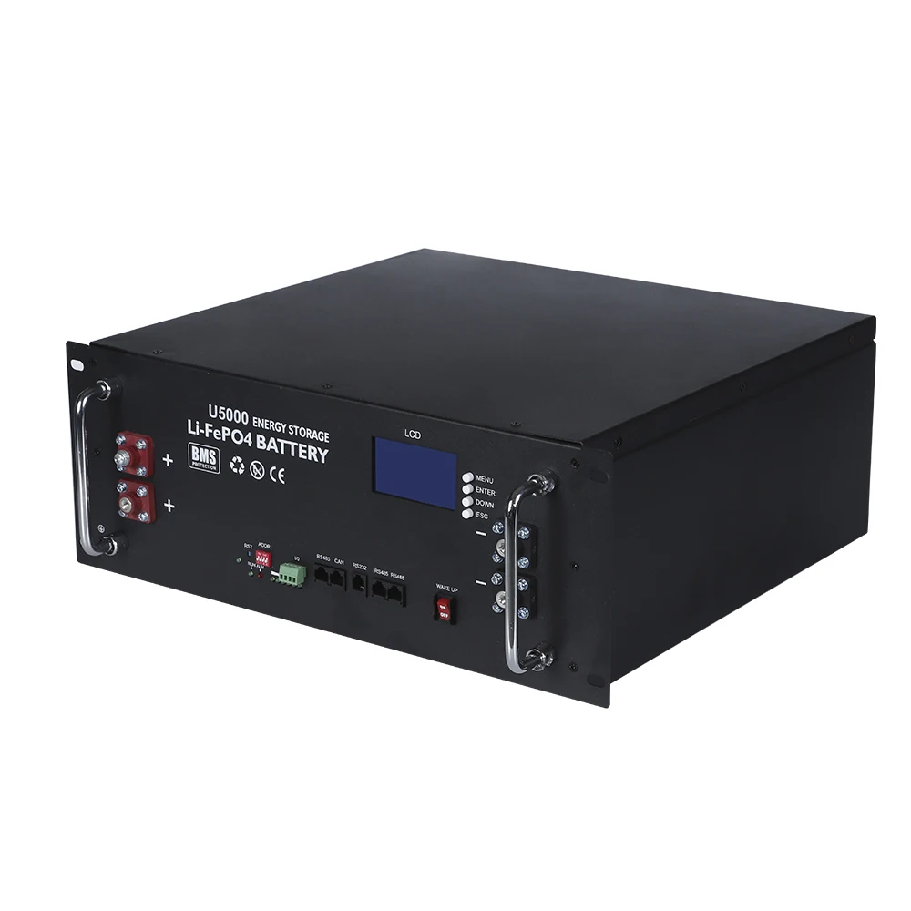 Rechargeable LiFePO4 Battery 100Ah-200Ah 48V for Solar Power Storage Xindun