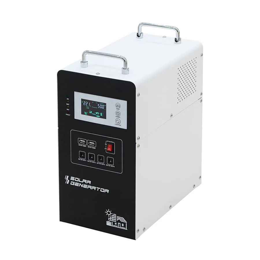 MPPT Solar Power Charging Station 600W-2kW for Home and Commercial Use with LiFePO4 Battery Xindun