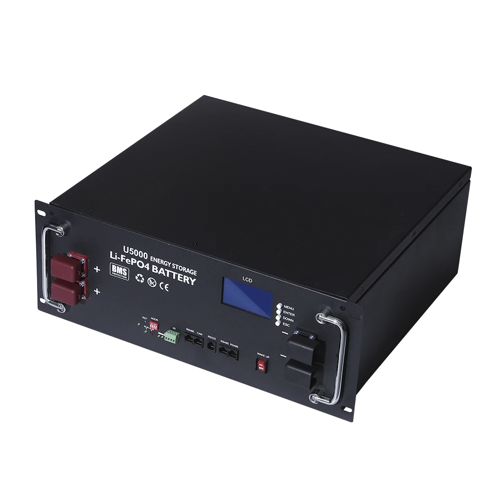 Rechargeable LiFePO4 Battery 100Ah-200Ah 48V for Solar Power Storage Xindun