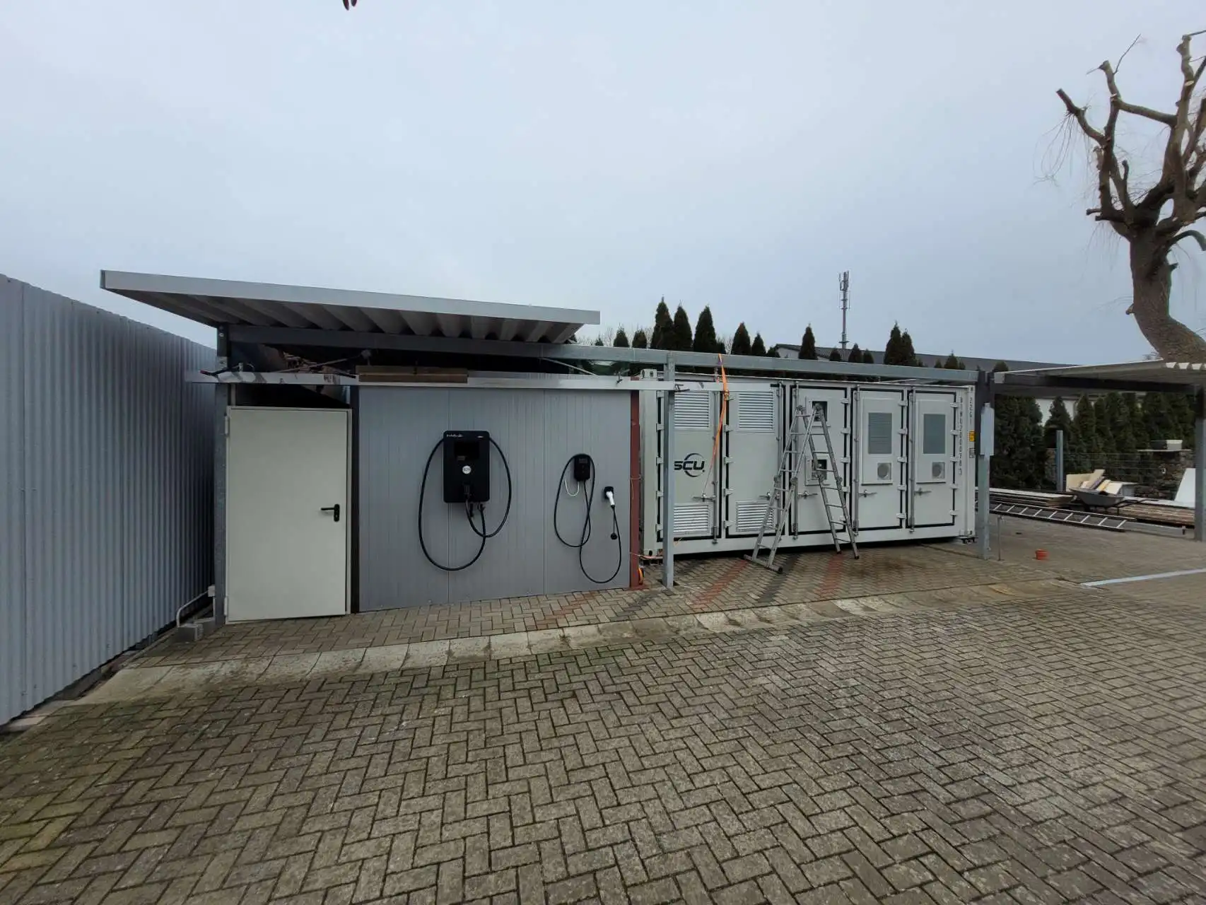 500kW/1MW 1MWh Commercial & Industrial BESS with Solar Power (On-grid & Off-grid) SCU