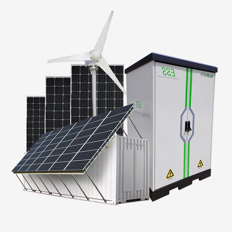 Off-Grid Solar Power System | 1kW Power | PV + Battery + Wind + Oil Engine | HJ