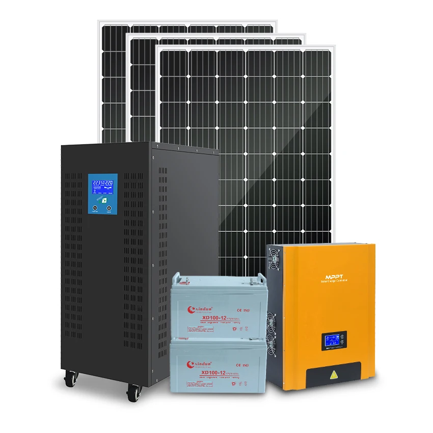 Off-Grid PV Panel System, 20kW Solar Energy Storage System for Home Use, 380V/192V Xindun