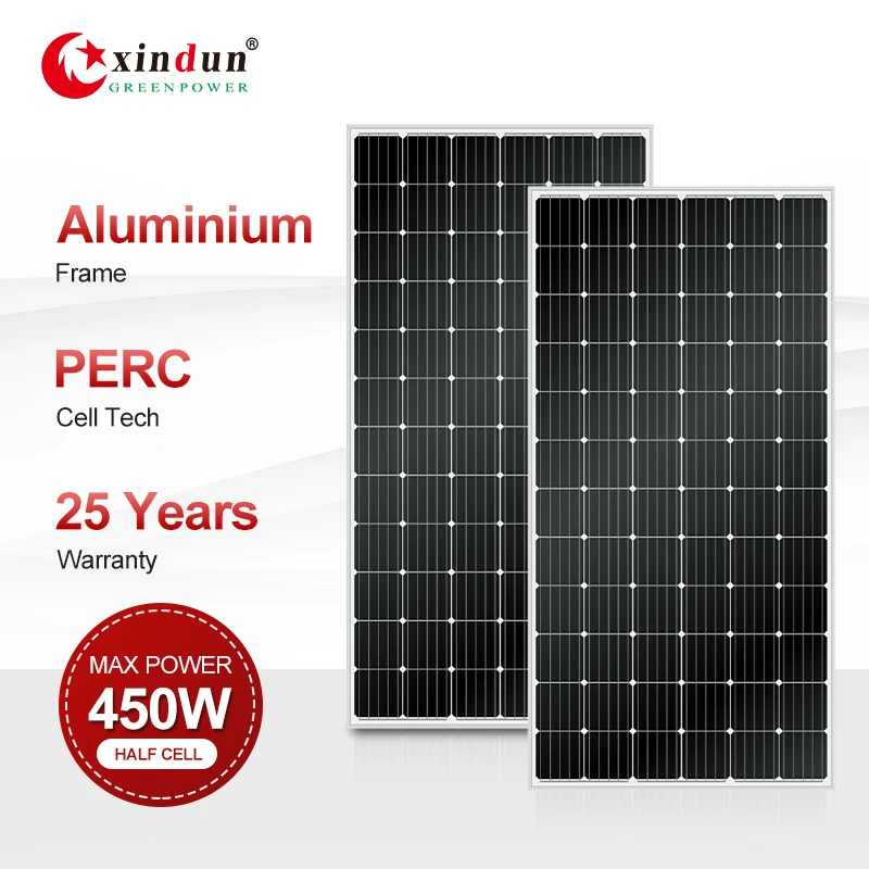 All-in-One Off-Grid Solar Power System, 3000W-5000W Hybrid Solar Panel Kit for Home Use Xindun