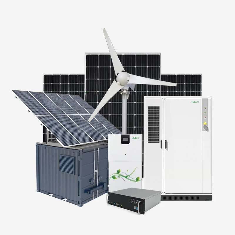 Off-Grid Solar Power System | 1kW Power | PV + Battery + Wind + Oil Engine | HJ