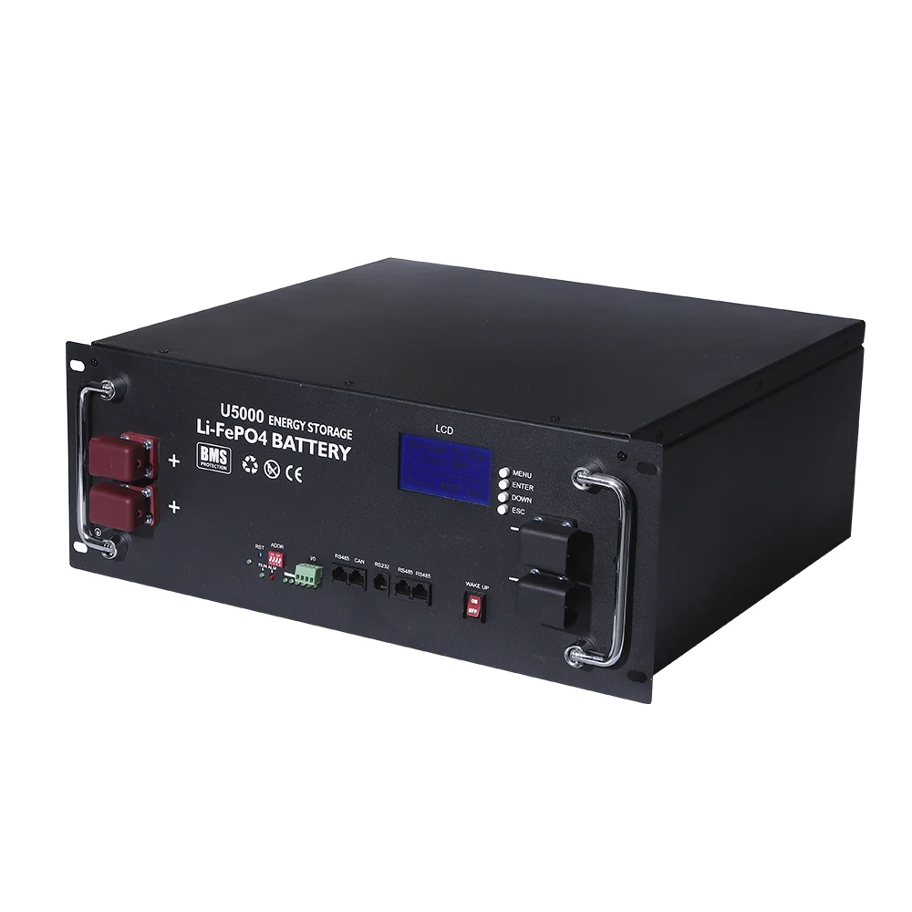 Rechargeable LiFePO4 Battery 100Ah-200Ah 48V for Solar Power Storage Xindun