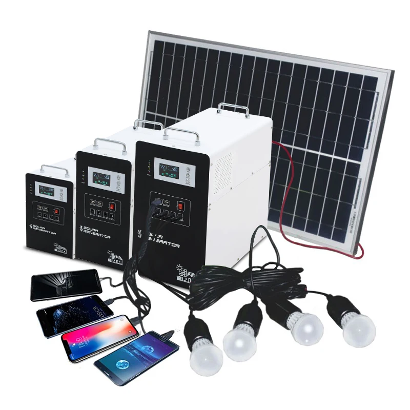 Portable Solar Power Kits, 100W-500W Photovoltaic Solar Panels for Home Lighting Xindun