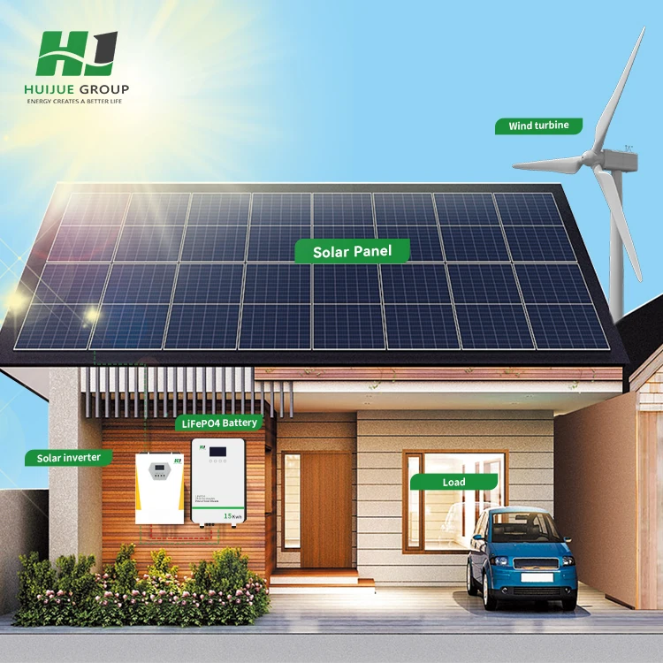 Complete Home Solar System Kit 5kw 6kw 8kw 10kw Hybrid Solar Battery Energy System 10kwh 20kwh 30kwh 40kwh Lithium Batterie HJ
