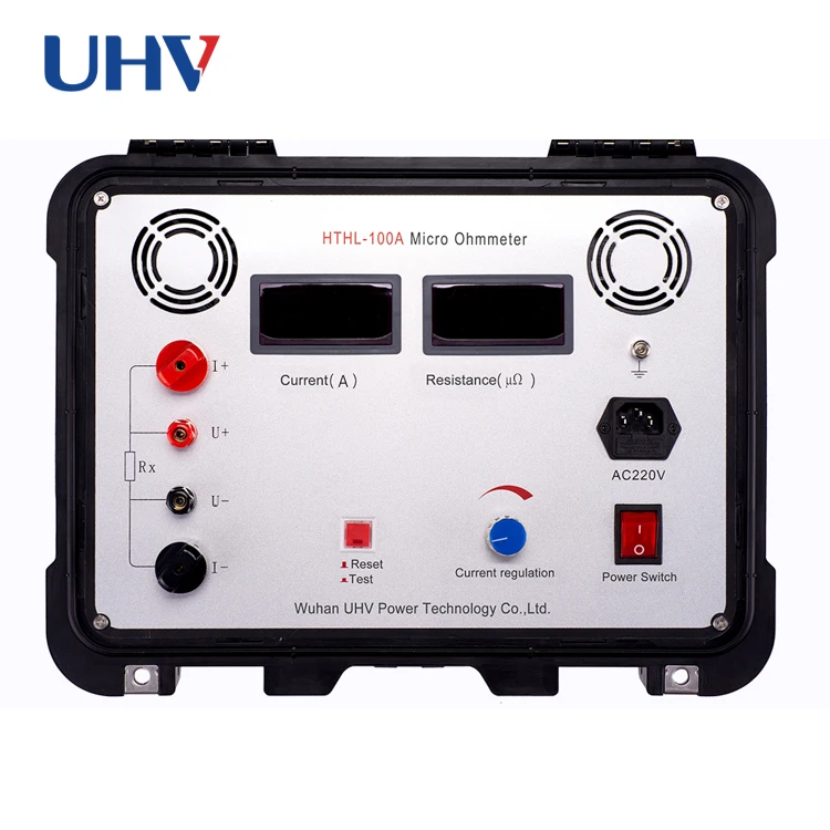 UHV-H100A Portable Contact Resistance Tester for Circuit Breakers - High Precision & Adjustable Current