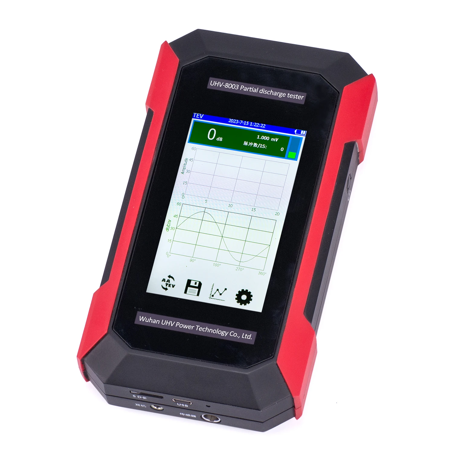 UHV-8003 Ultrasonic Partial Discharge Detector for Power Transformers - UHF & TEV Testing