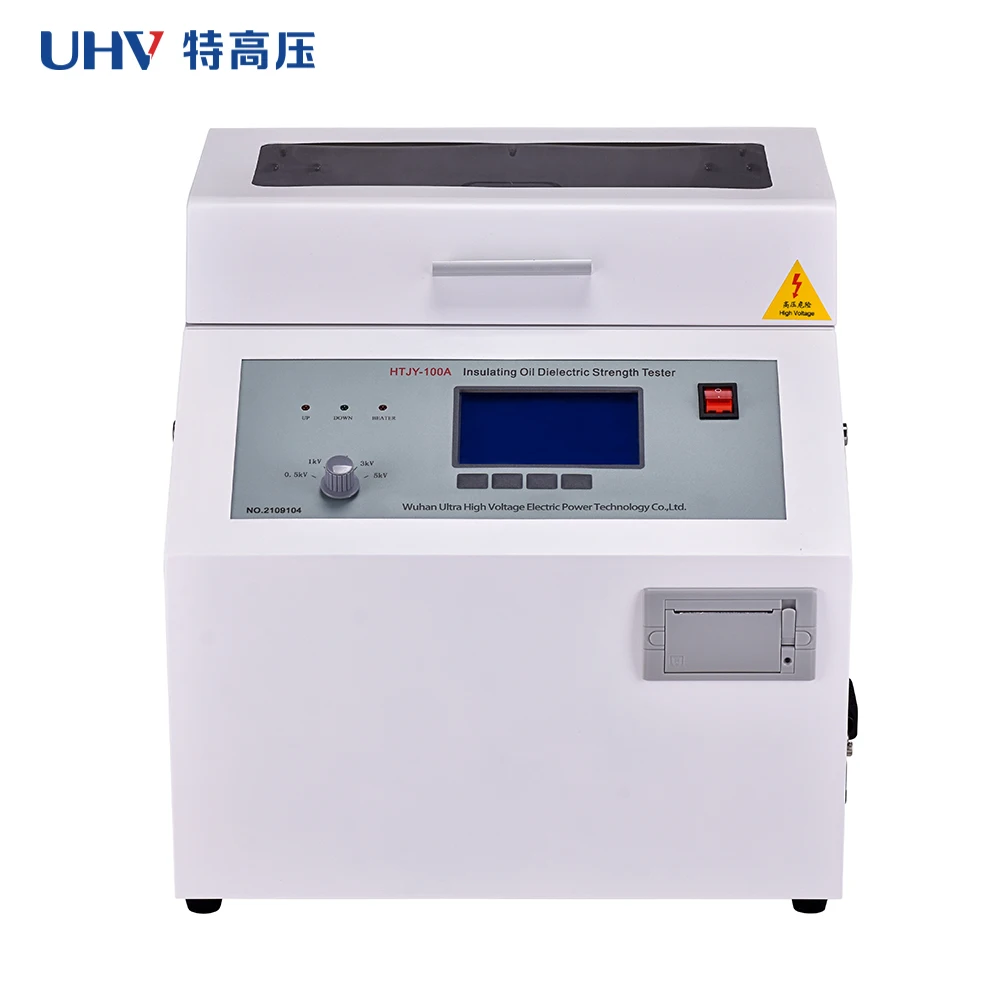 UHV-680A Insulating Oil Dielectric Strength Tester - Automatic AC 80kV/100kV BDV Test Kit