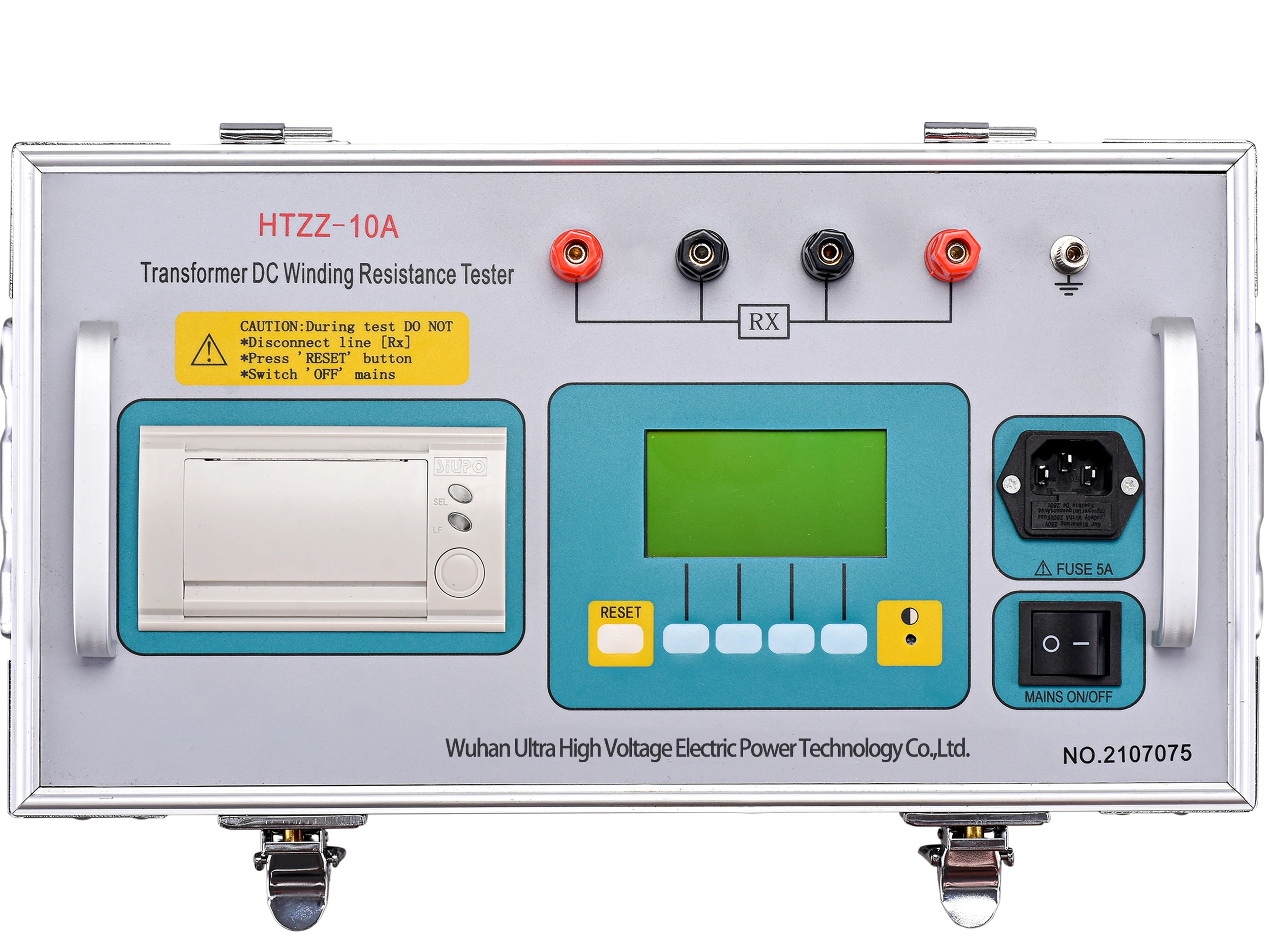 UHV-10A Transformer DC Winding Resistance Tester - High Precision for Electrical Testing