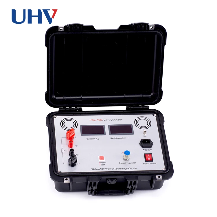 UHV-H100A Portable Contact Resistance Tester for Circuit Breakers - High Precision & Adjustable Current