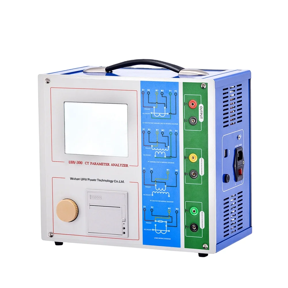 UHV-300 CT PT Analyzer - High Precision Secondary Winding Resistance & Load Current Tester