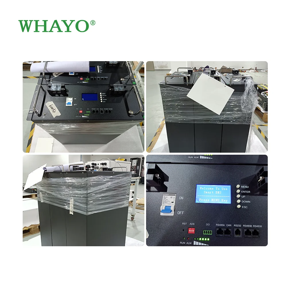 30kW High Voltage Rack-Mounted LiFePO4 Battery Storage - 50kWh Solar Energy Solution - Whayo