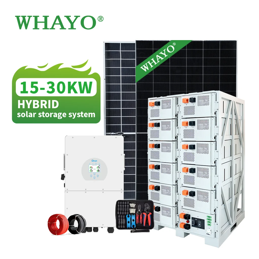 15kW-30kW Hybrid Solar Energy System for Industrial & Commercial Use - Whayo