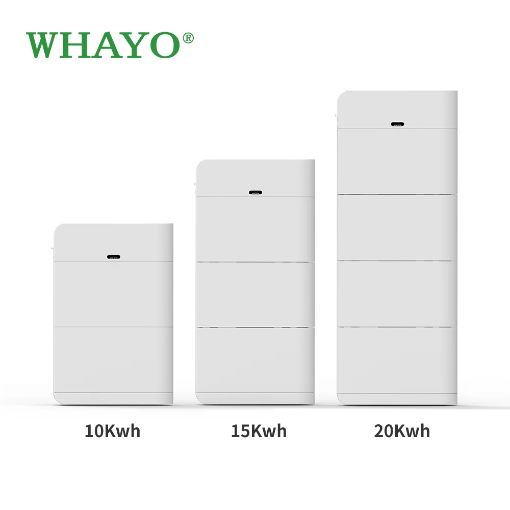 10kWh-15kWh Stackable Home Energy System - 51.2V LiFePO4 Battery Pack for Residential & Off-Grid Use - Whayo