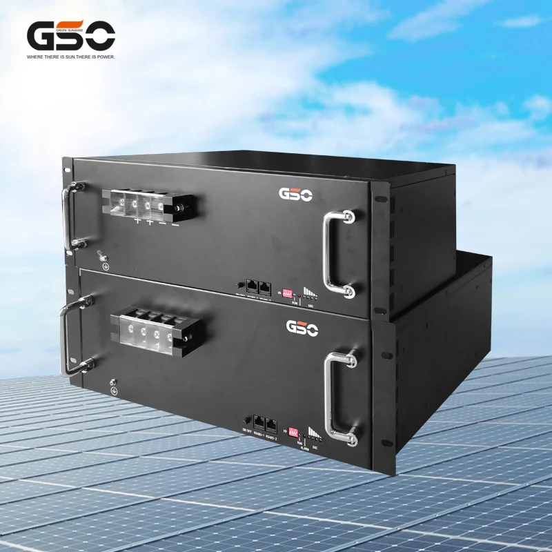 24V/48V Rack-Mounted LiFePO4 Battery 5-10kWh for Off-Grid Systems by GSO