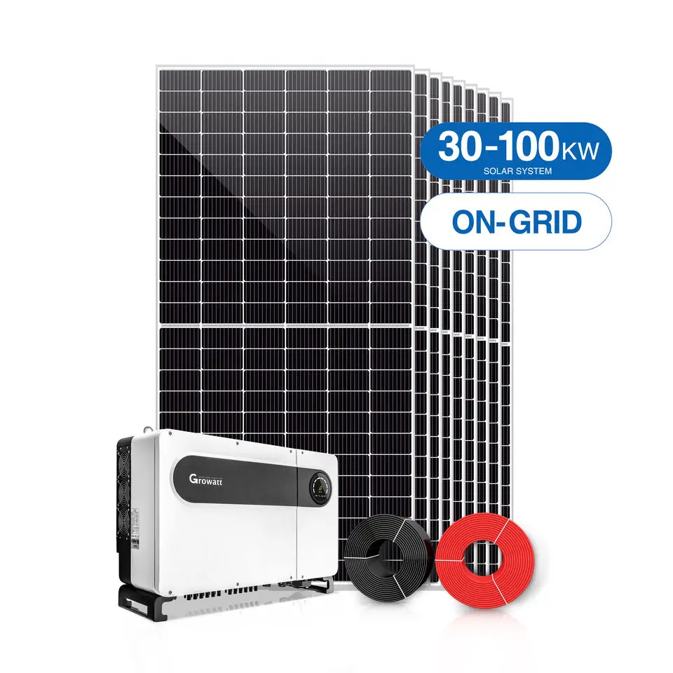 30kW-100kW 3 Phase Solar Systems - CE Certified Complete Solution - Whayo