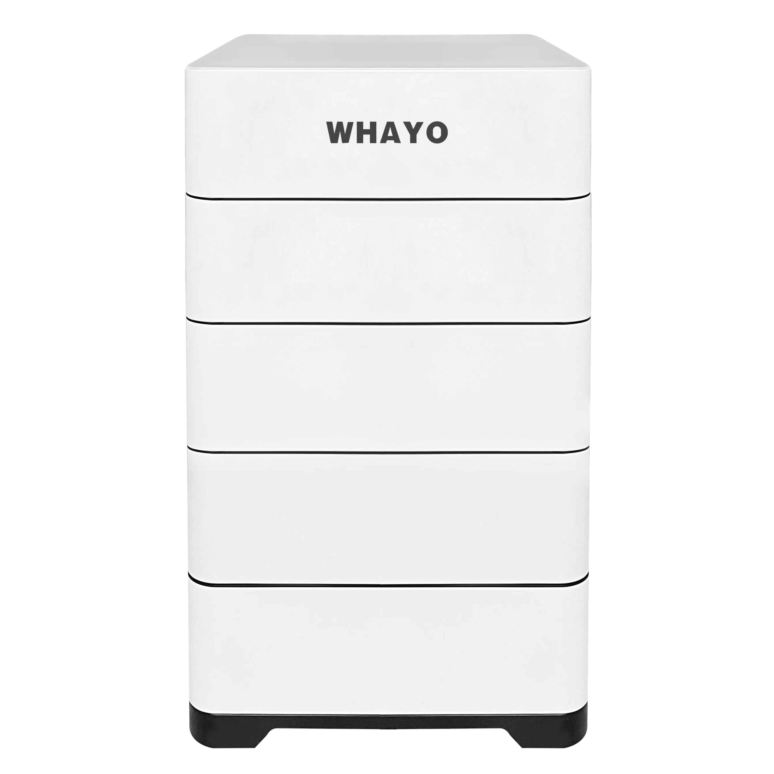 Modular Home Energy Storage System - Stackable LiFePO4 Battery for Off-Grid Solar Power - Whayo
