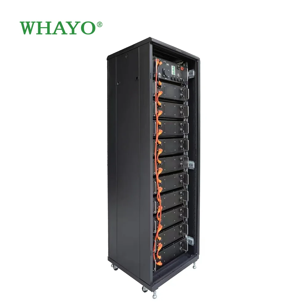 30kW High Voltage Rack-Mounted LiFePO4 Battery Storage - 50kWh Solar Energy Solution - Whayo