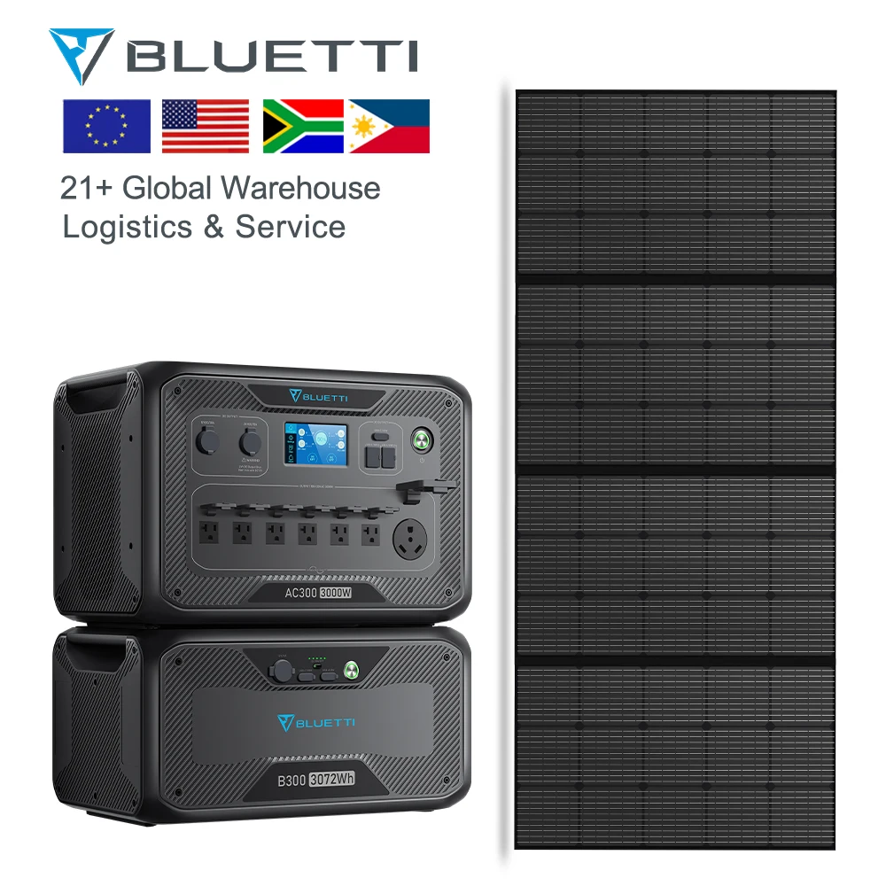 Modular Mobile Solar Power Station - 3000W Output, Portable & Expandable for Outdoor Use