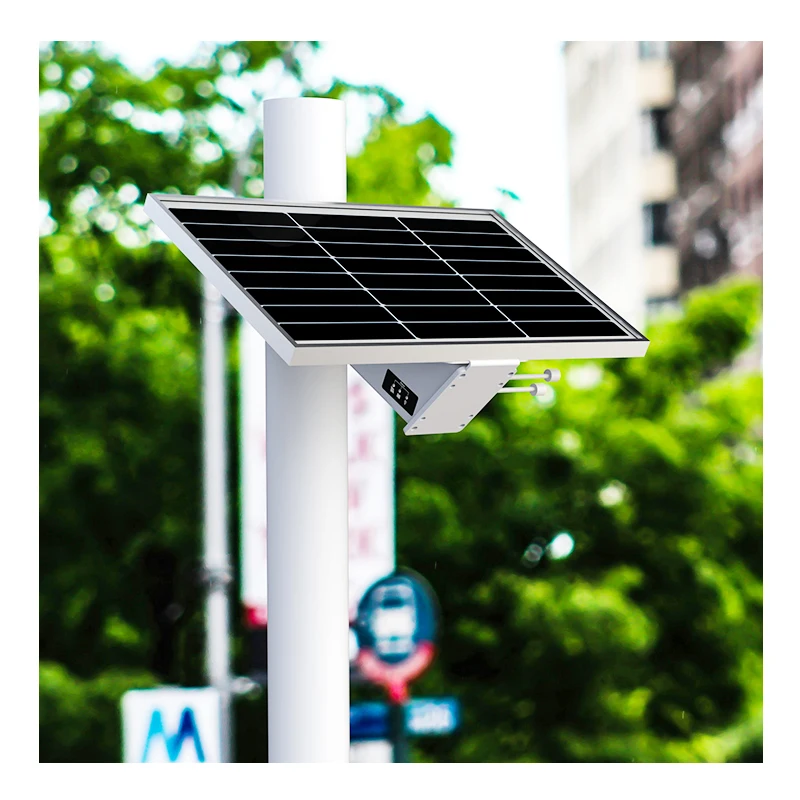 Zemu Solar-Powered Construction Site Camera - 45W to 120W Panels, Lithium Battery for Remote Monitoring