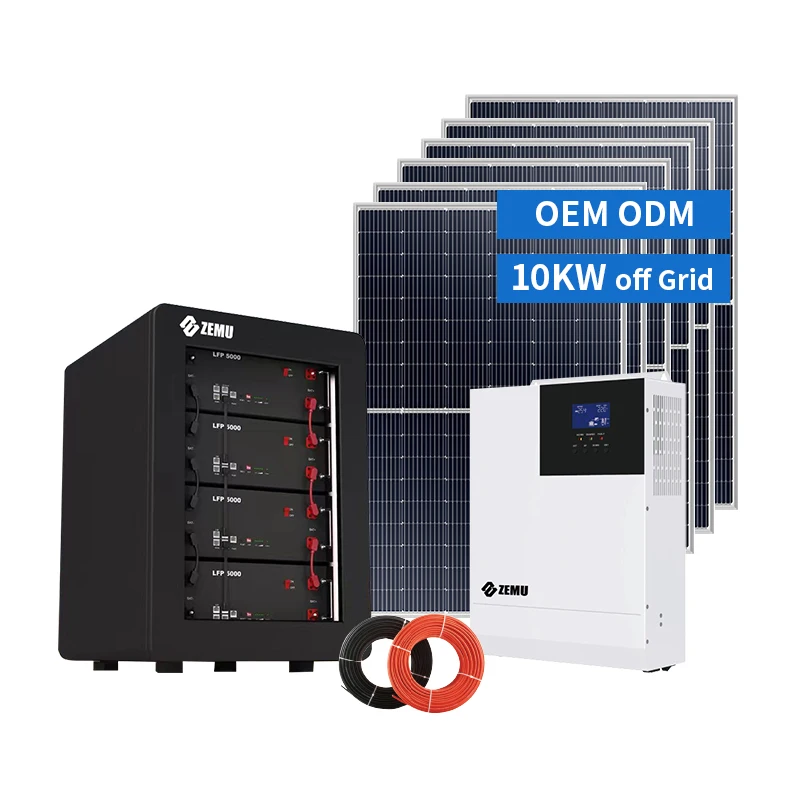 Zemu Off-Grid Solar Power System - 3KW to 5KW Complete Solutions with Inverter & Battery