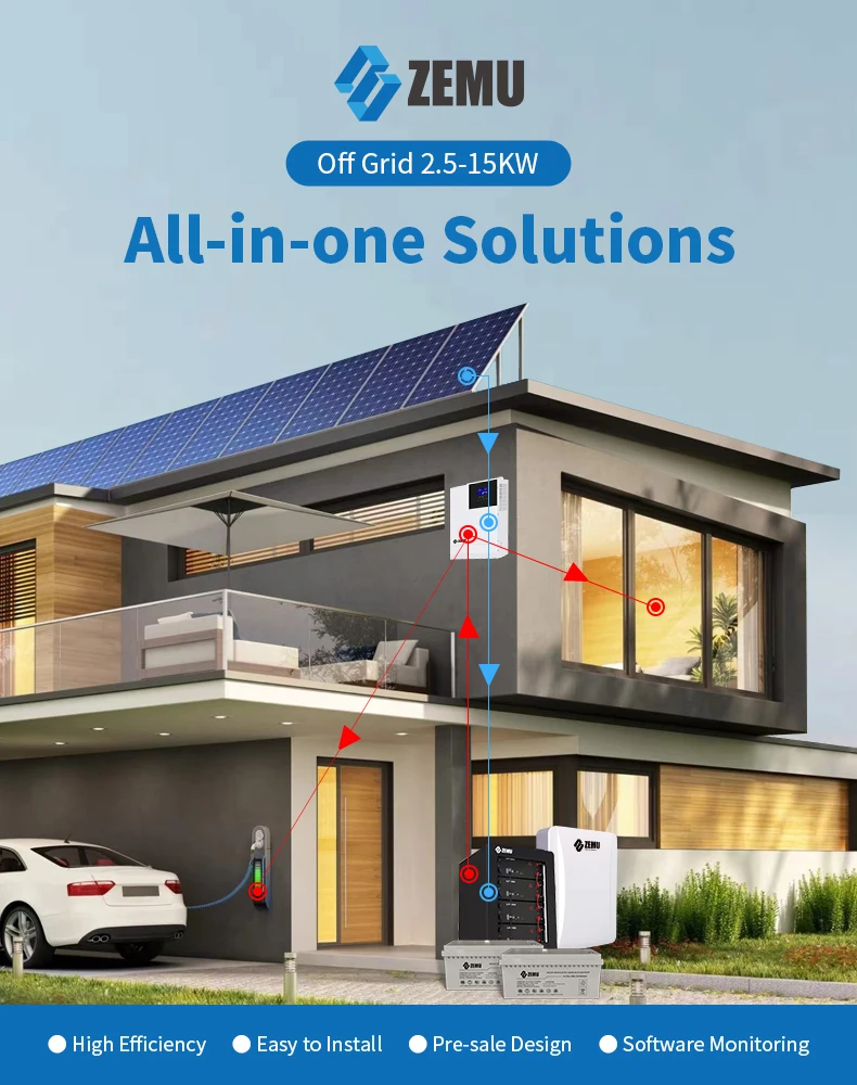Zemu 10kW Off-Grid Solar Power Solution for Residential Use - Reliable Energy Independence