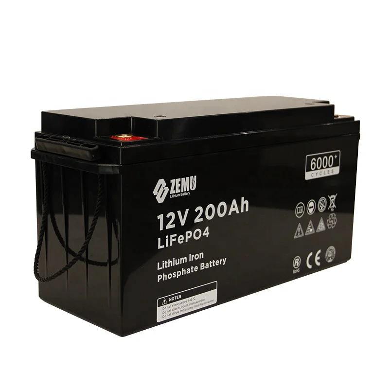 Zemu Custom 12V LiFePO4 Battery - 100Ah to 200Ah for Solar, RV, Marine & Camping