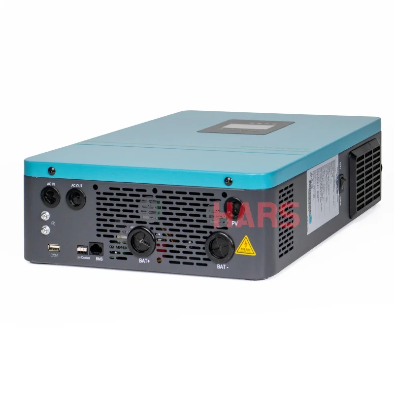 HARS 3KW-6KW 48V Hybrid Solar Inverter - Dual Output, MPPT, Pure Sine Wave for Homes & Businesses