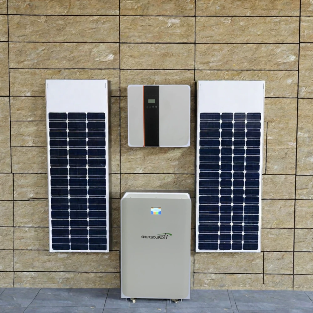Enersource 15kWh 48V 300Ah LiFePO4 Solar Battery System with MPPT Controller for Home Use