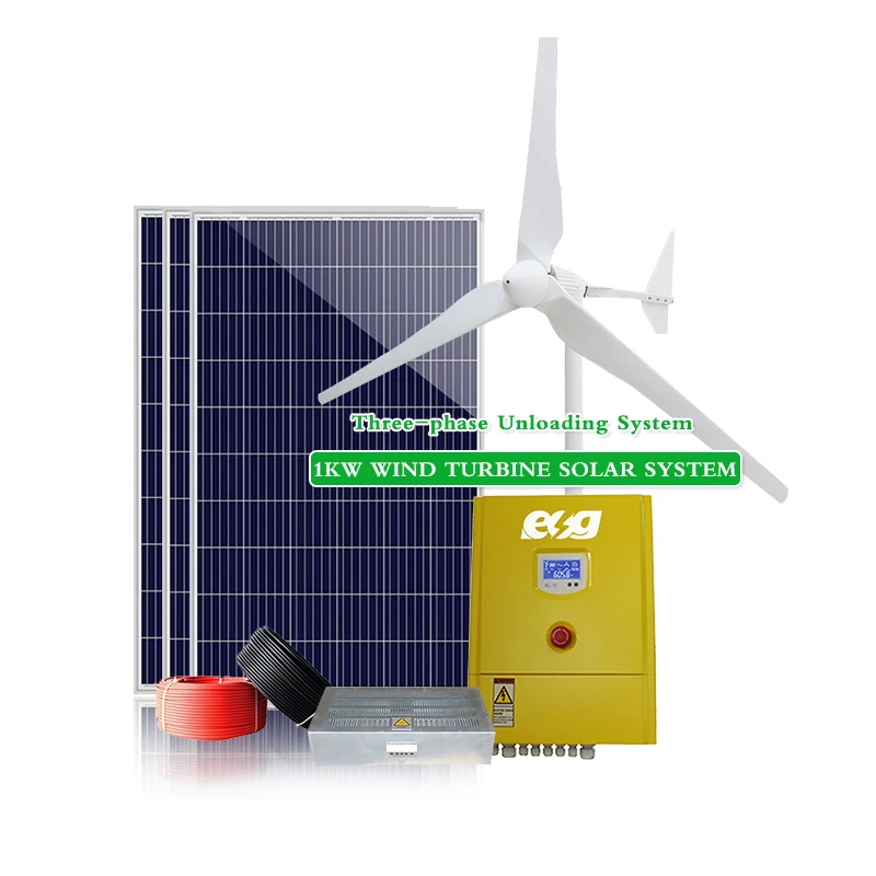 1kW-5kW Hybrid Wind Solar System | Home Power & Water Heater Solution | ESG