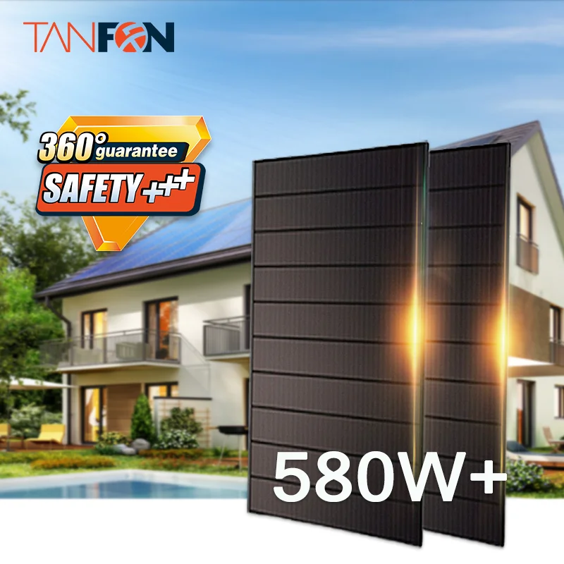 10W-300W All Black Solar Panels | Mono/Poly Options | High Efficiency | Tanfon