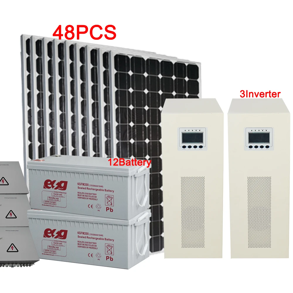 3kW-10kW Off Grid Hybrid Inverter | Split Phase MPPT Controller | ESG