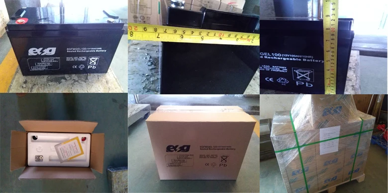 12V 100Ah AGM Deep Cycle Battery | Sealed Lead Acid UPS Solar Battery | ESG
