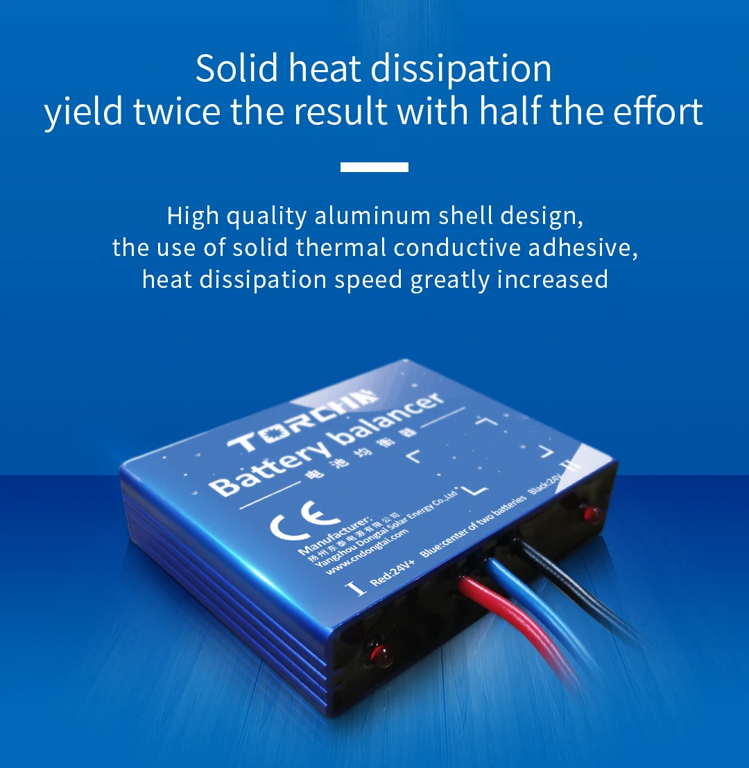Battery Balancer for 24V/48V/96V Batteries | Enhances Lifespan & Efficiency | TORCHN