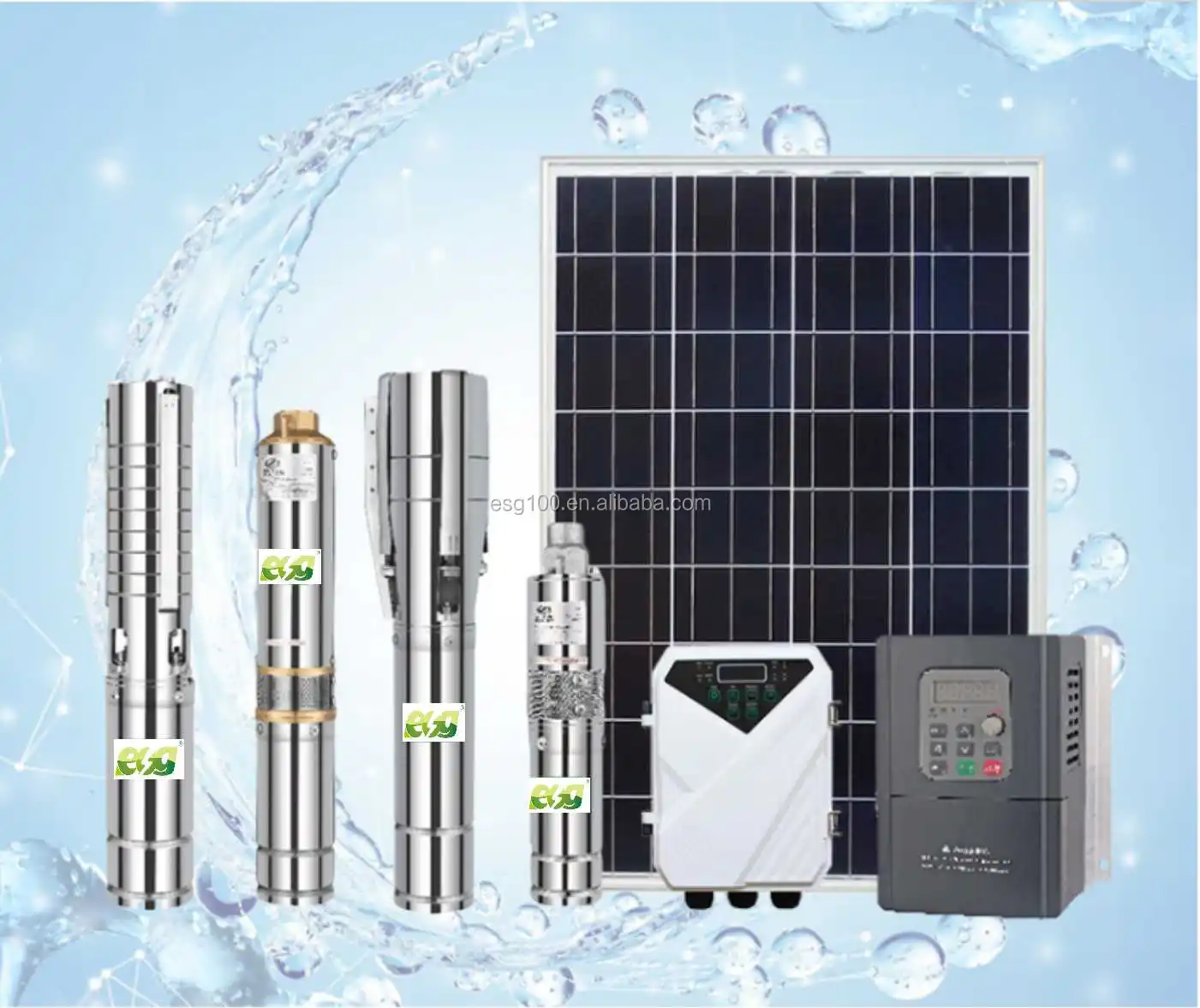 36V 210W DC Solar Water Pump with 100m Head for Irrigation | ESG