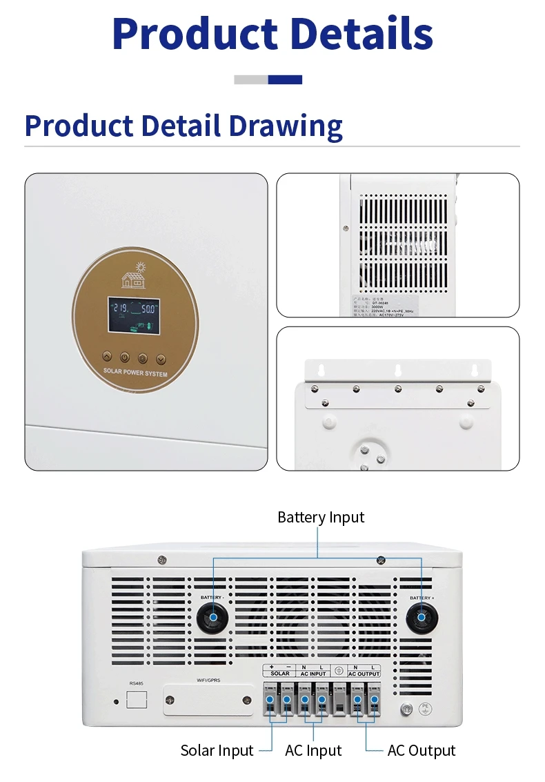 5Kw Smart Low Frequency Hybrid Solar Inverter 48V Pure Sine Wave | TORCHN
