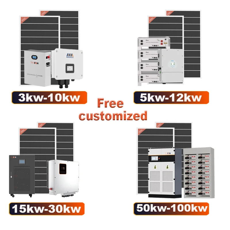 8000W Off-Grid Solar Power System | Complete Set with 7kW Panel | Tanfon