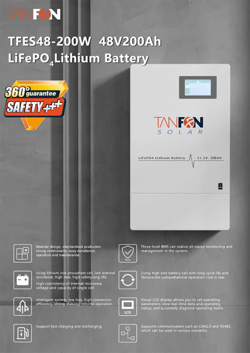 5kWh-10kWh Home Energy Storage Battery | 51.2V 200Ah | TANFON