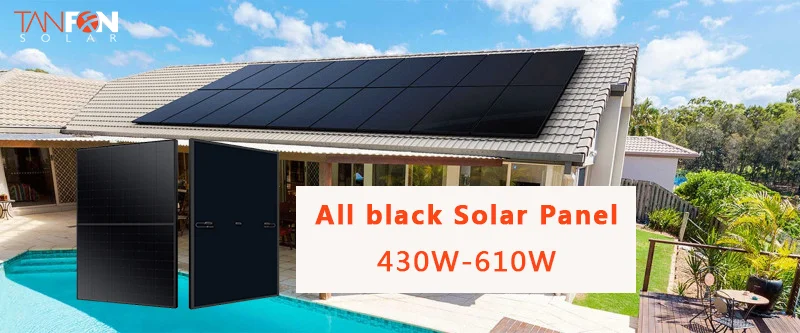 10W-300W All Black Solar Panels | Mono/Poly Options | High Efficiency | Tanfon
