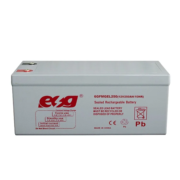 12V 250Ah Gel Lead Acid Battery | Solar Storage & Inverter Backup | ESG
