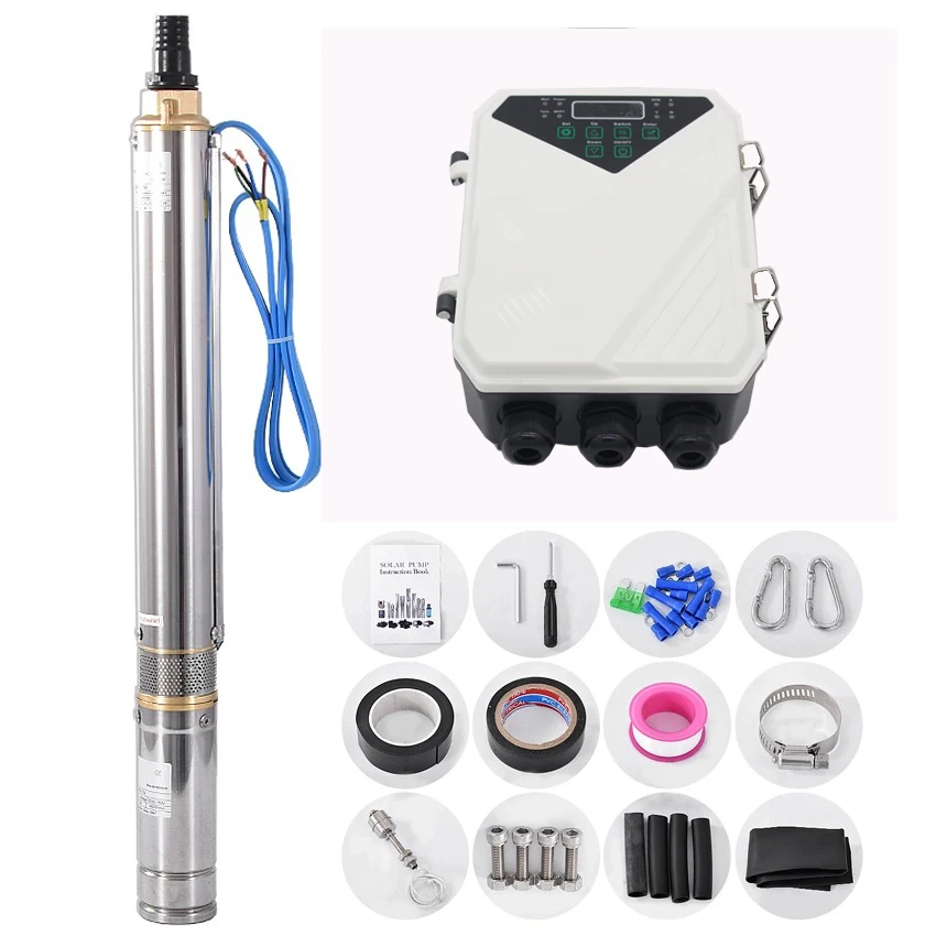 500W 48V DC Solar Water Pump for 100m Wells | High Efficiency & Long Life | ESG