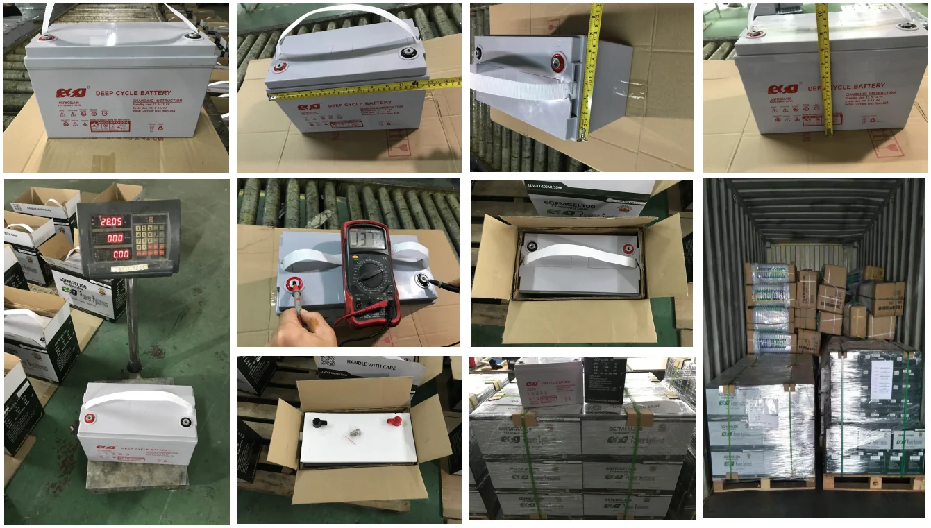 12V 100Ah AGM Deep Cycle Battery | Sealed Lead Acid UPS Solar Battery | ESG