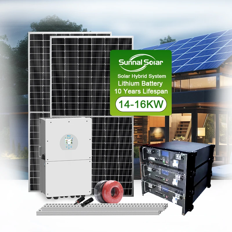 5kW-6kW Hybrid Solar Power System | Complete Home Kit with Batteries | SUNNAL